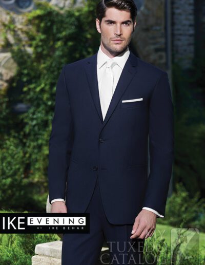 Ike Behar Evening Navy 'Collin' Suit